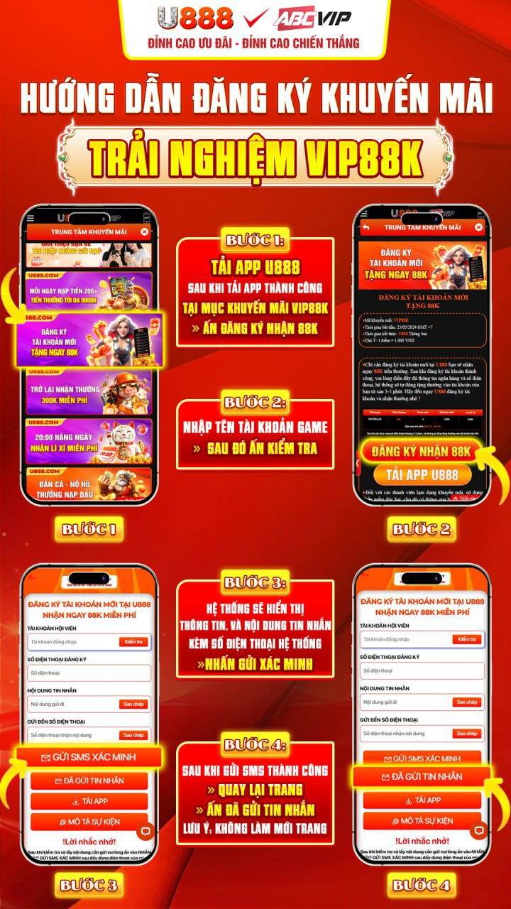 Hướng dẫn nhận thưởng nạp đầu U888